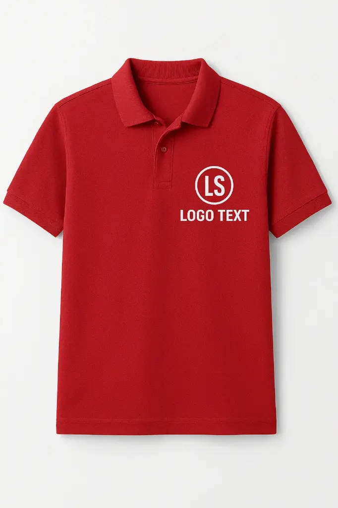 Men’s Polo Collar T-Shirt – 100% Cotton | Custom Print Available
