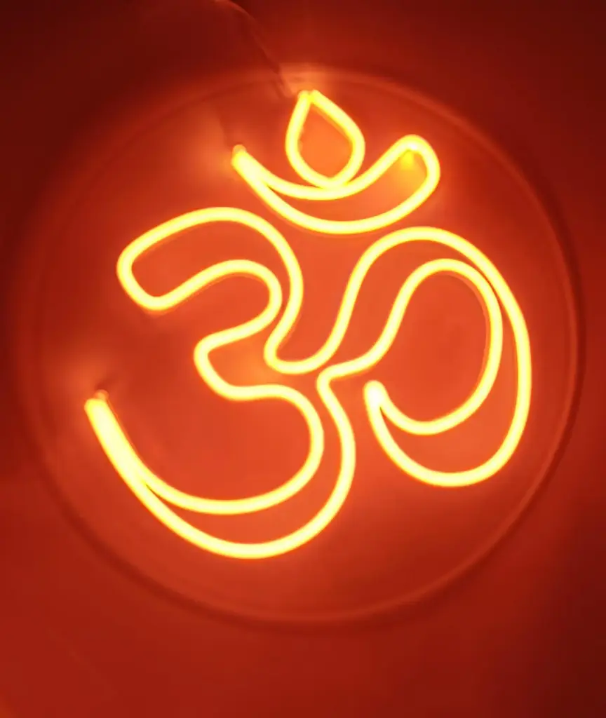 Om Neon Light – Spiritual LED Wall Decor Printspot