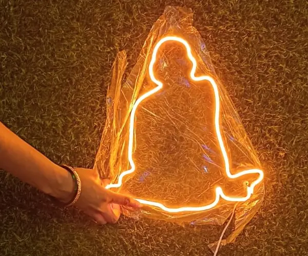 Meditation Neon Light – Spiritual Wall Decor for Home & Yoga Spaces And Office 